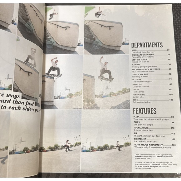 THRASHER Magazine (March 2017) Jim Greco, Metallica, Pizza España - Picture 3 of 5